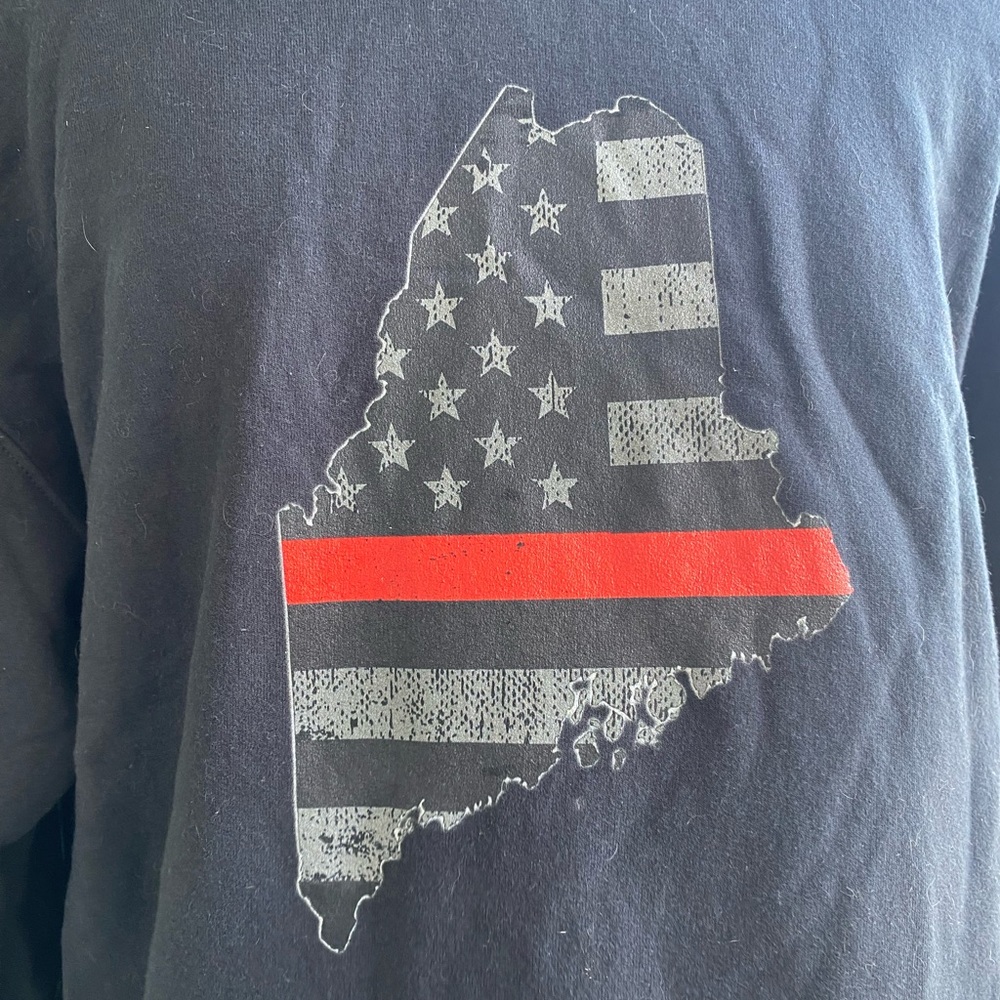 Maine firefighter firemen FD hoodie